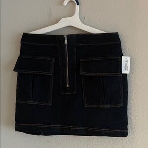 Avec Les Filles Black Mini Skirt